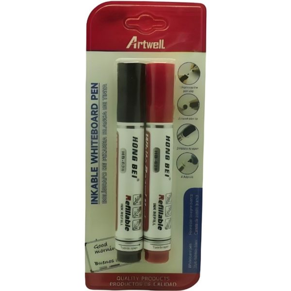 Artwell 2 Pack Inkable Whiteboard Marker Pen