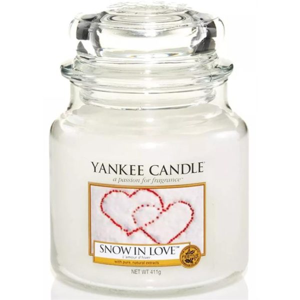 Yankee Candle Snow In Love Medium Jar Retail Box No