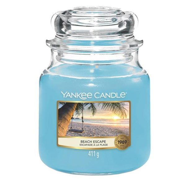 Yankee Candle Beach Escape Medium Jar Retail Box No