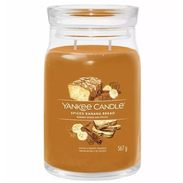 Yankee Candle Spiced Banana Bread Large Jar