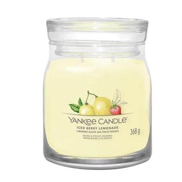 Yankee Candle Signature Collection Iced Berry Lemon Medium Jar
