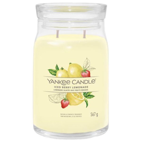 Yankee Candle Iced Berry Lemon Large Jar