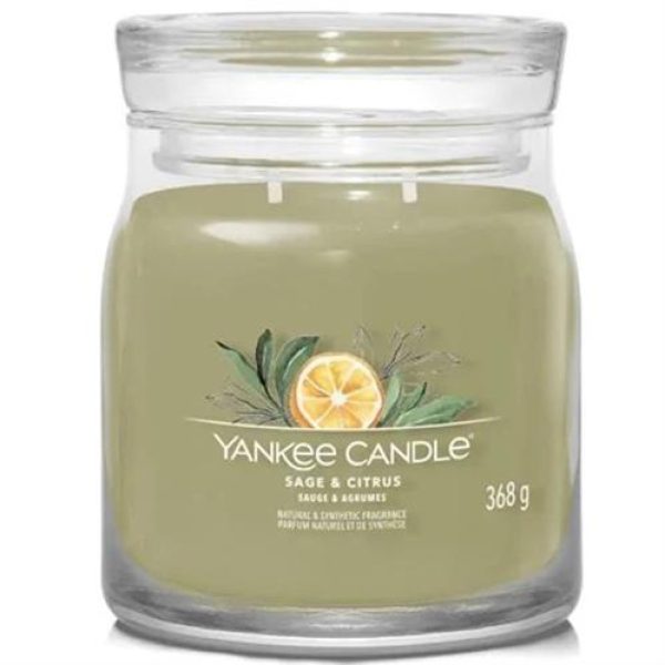 Yankee Candle Signature Collection Sage & Citrus Medium Jar