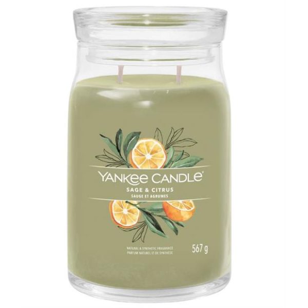 Yankee Candle Sage & Citrus Medium Jar