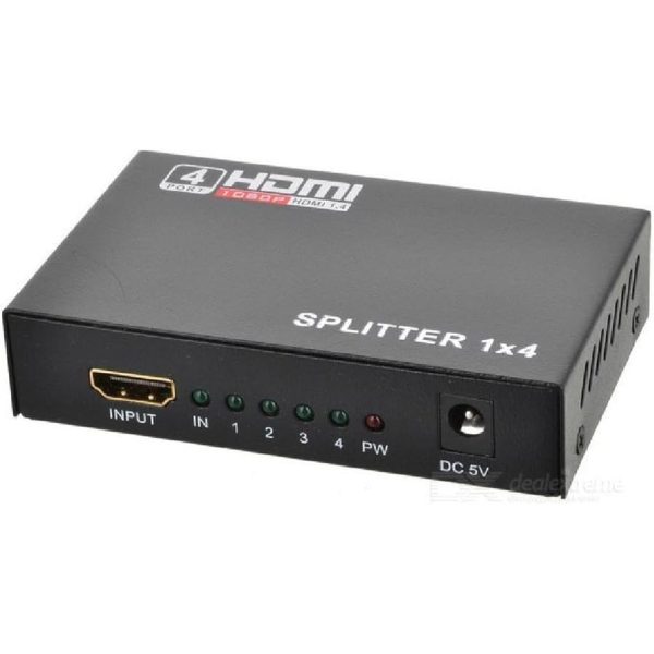 UniQue 4K Ultra HD 4 Port HDTV Splitter