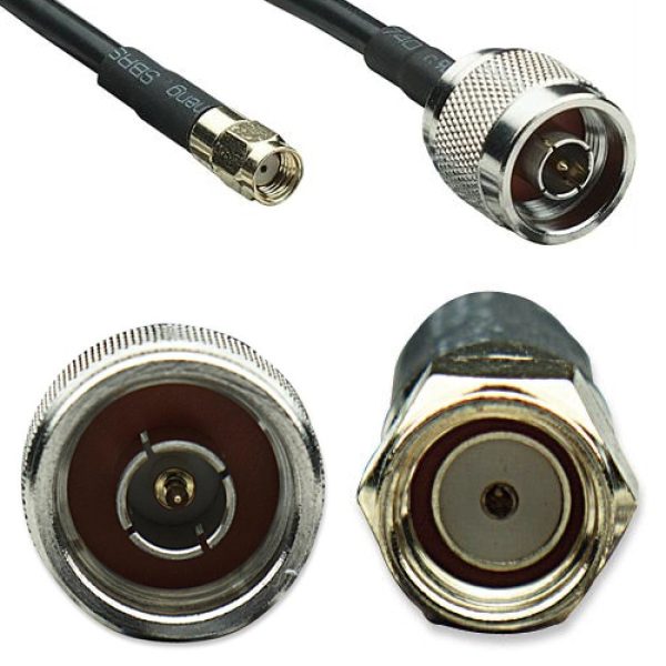 Intellinet Antenna CFD200 N Type Male & RSP SM Female Cable
