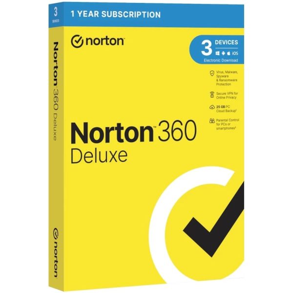 Norton 360 Deluxe 3-Device Annual License