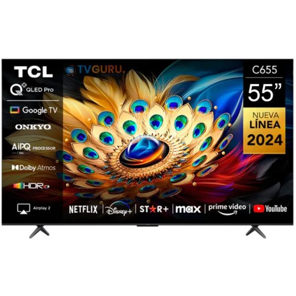 TCL 55 Inch C655 QLED PRO Google TV