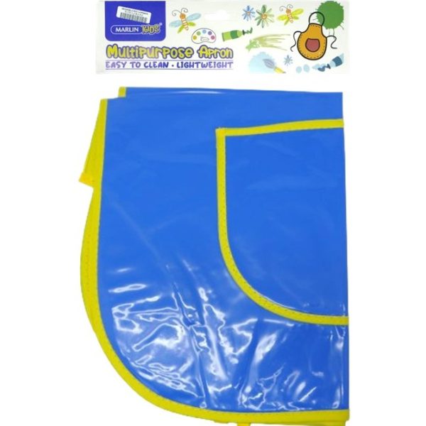 Marlin Multi Purpose Kids Plastic Aprons Blue