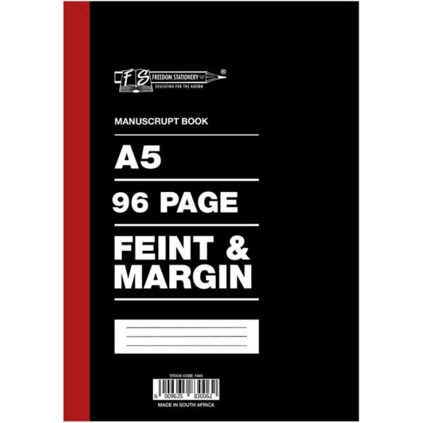 Freedom A5 Manuscript Book 1 Quire 96 Pages