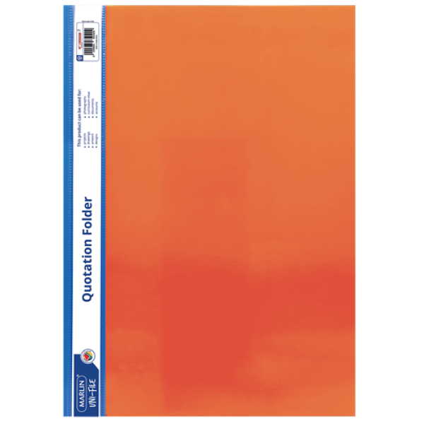 Marlin A4 Quotation and Presentation Folder – Orange
