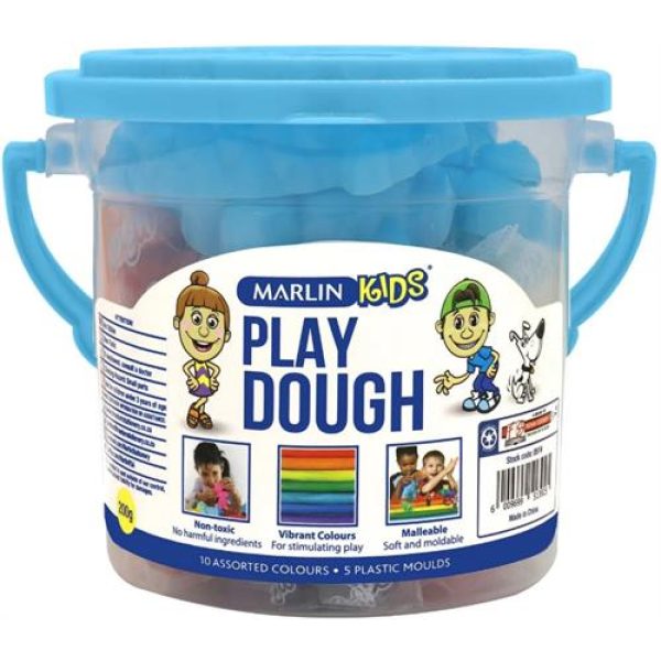 Marlin Kids Play Dough 200g Bucket