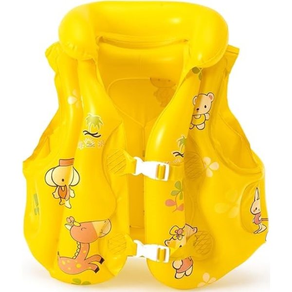 Casey Kids Small Inflatable Swimming Vest Yellow