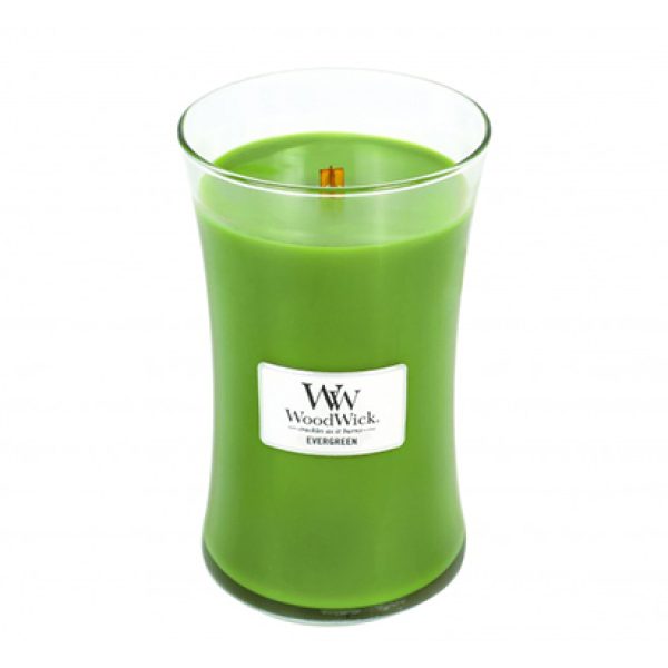 Woodwick Evergreen Large Candle Jar