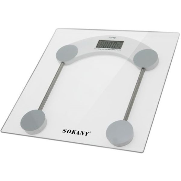 Sokany 180KG Bathroom Digital Glass Scale