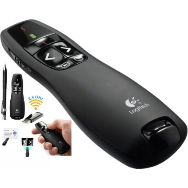 Logitech R400 Presenter - (Red