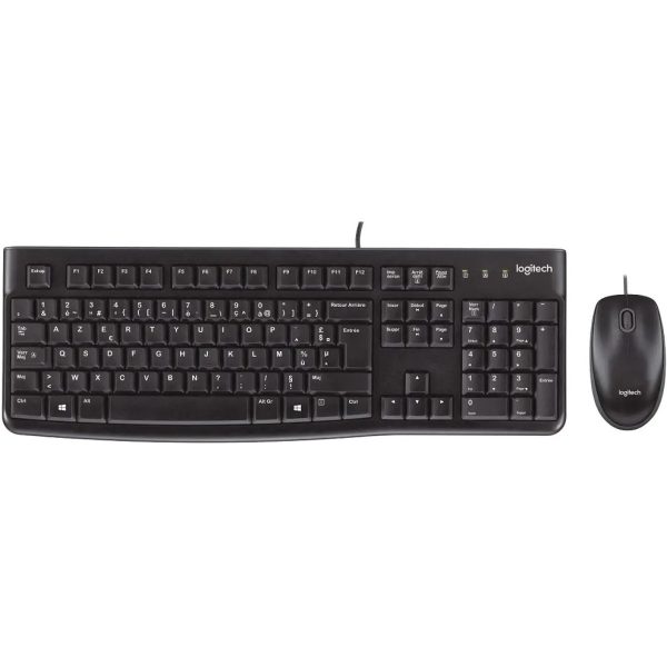 Logitech MK120 Wired Desktop Keyboard And Mouse Combo