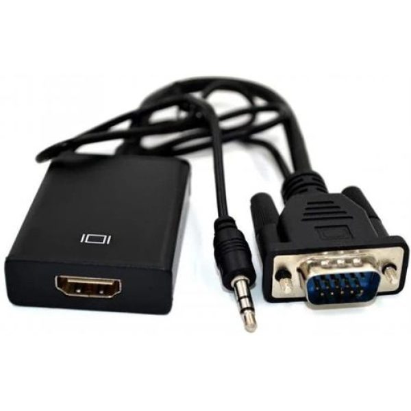 GIZZU 1080P VGA to HDMI Adapter with Audio