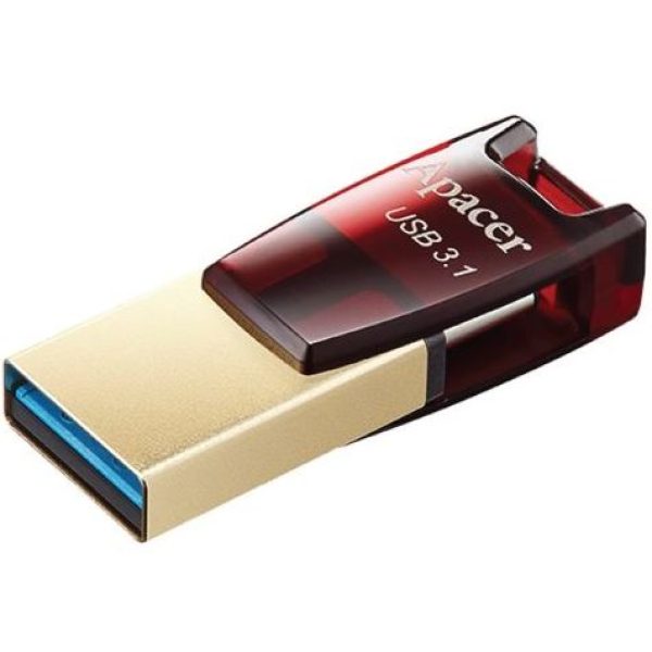 Apacer AH180 64GB USB 3.2 Gen 1 Dual Flash Drive