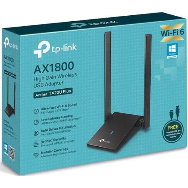 TP-Link Archer TX20U Plus High Gain Wifi6 Wireless Adapter