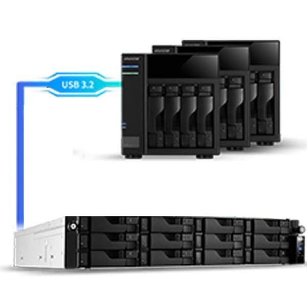 Asustor Lockerstor 12RD Bay Lockerstor 2U Rack NAS