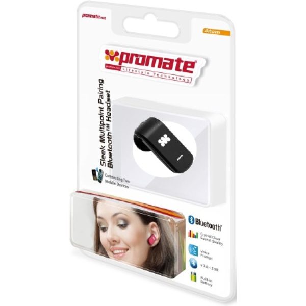 PROMATE ATOM.BLACK MULTIFUNCTION BLUETOO