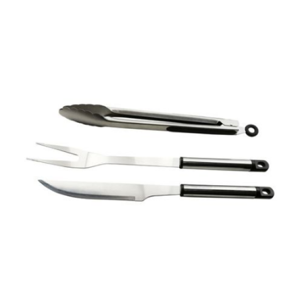 Alva 3-Piece Stainless Steel BBQ Tool Set