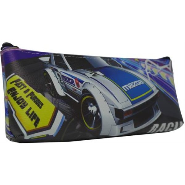 Brainware PU Leather 1 Pocket 20cm Mazda Pencil Bag