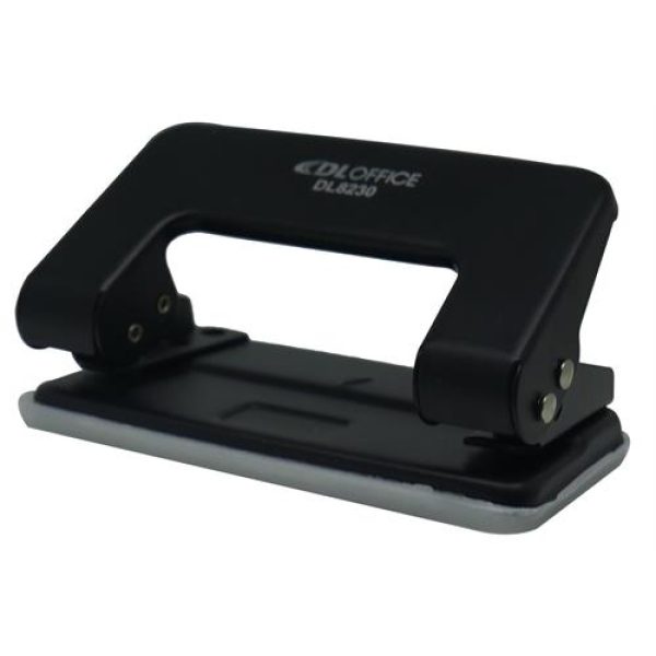 DLOffice Student Metal 2 Hole Punch Black