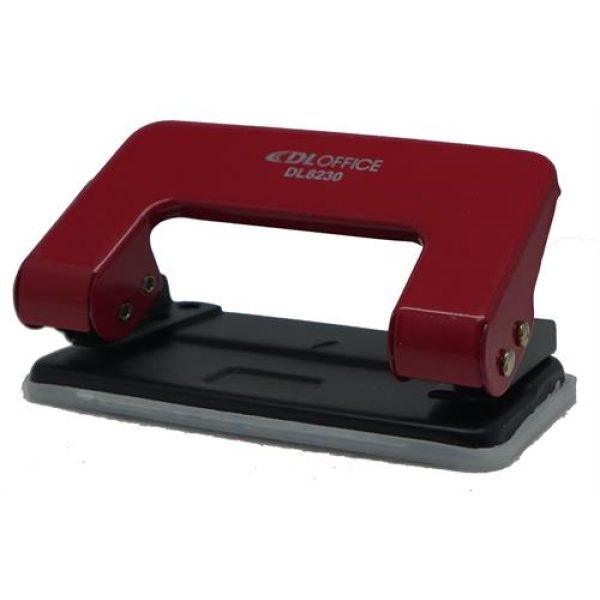 DLOffice Student Metal 2 Hole Punch Red