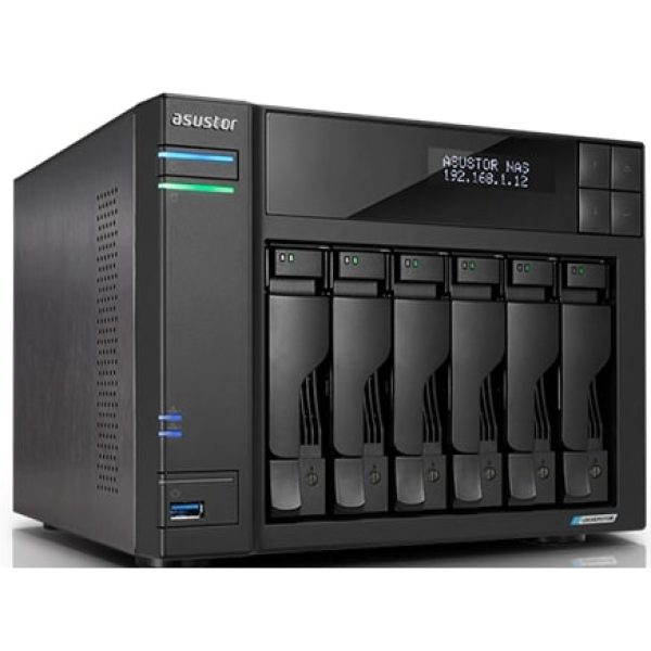 Asustor Lockerstor 6 Gen2 6 Bay NAS No Hard Drive