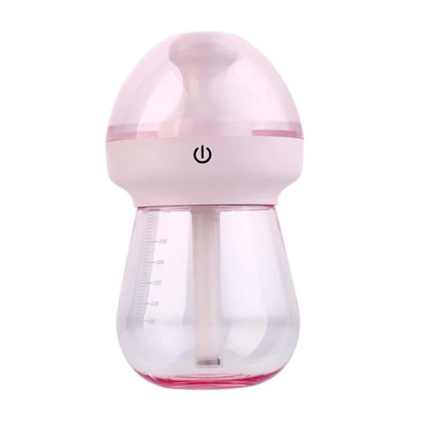 CaseyMilk Pink Feeding Bottle Shaped Multifunctional Portable