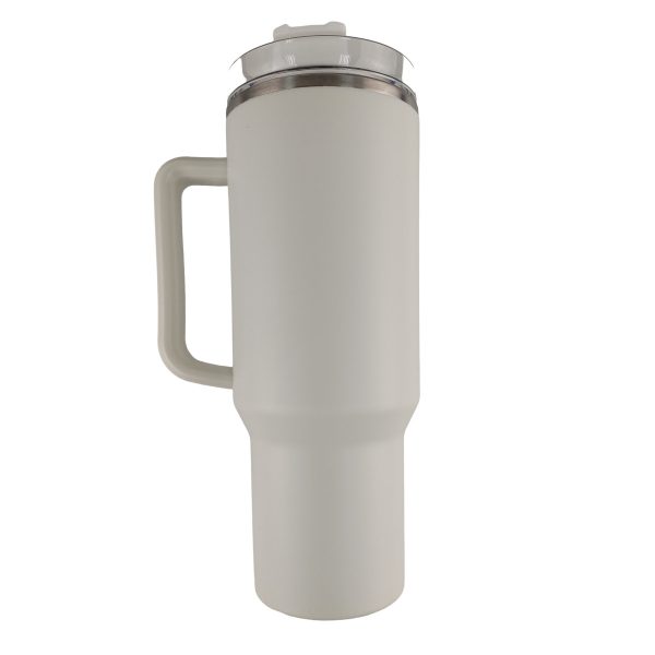 Casey Copo Termico Stainless Steel White 500ml Mug With Lid