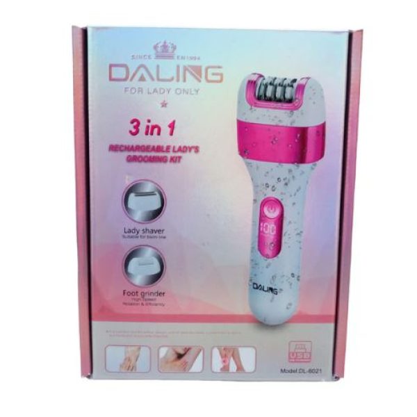 Daling 3 in 1 Rechargeable Ladies Grooming Kit