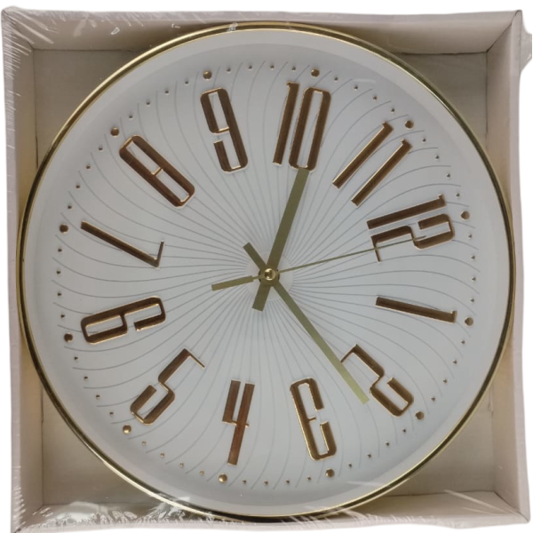 Casey Wall Clock Gold