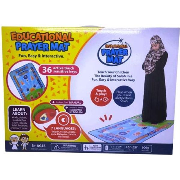 Casey Smart Islamic Educational Prayer Mat
