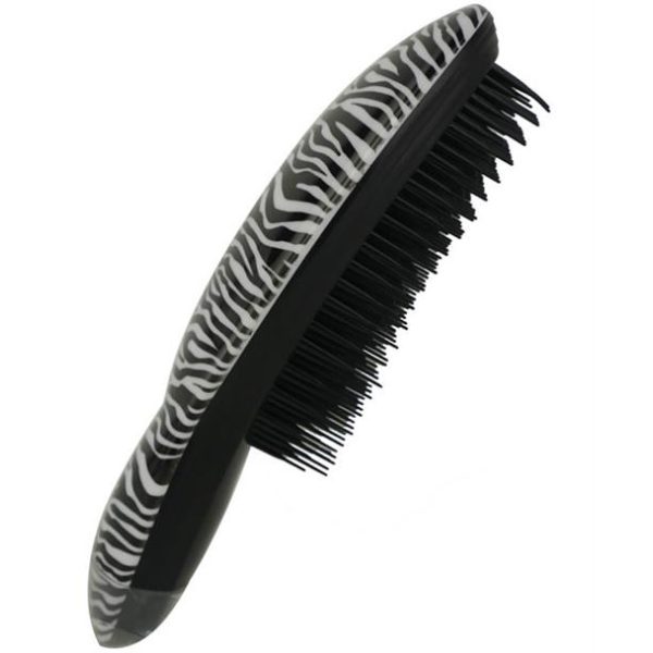 Prescott Finishing Hairbrush Zebra Strip Colour