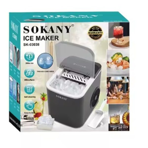 Sokany 15kg Bullet Shaped Ice Maker