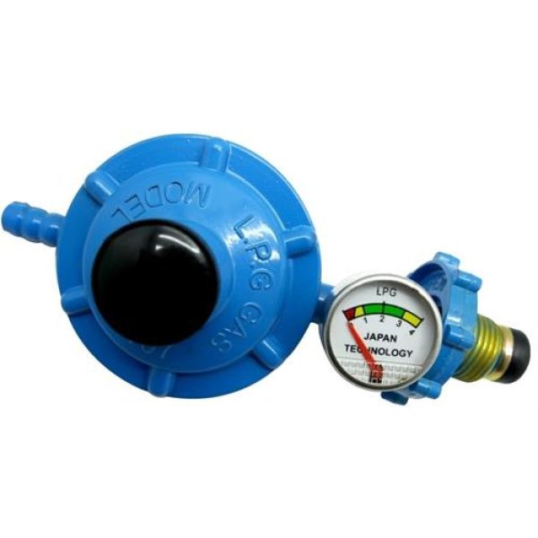 Casey Bullnose LPG Regulator With Pressure Gauge