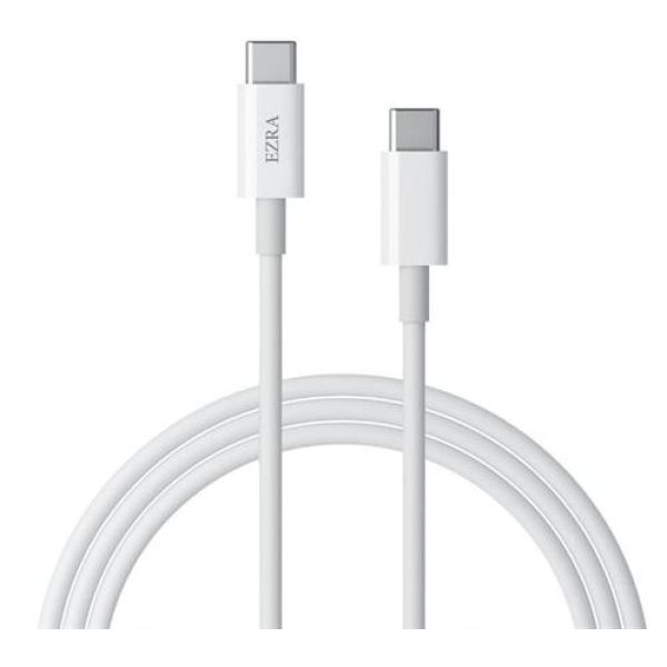 Ezra TypeC To TypeC 1.8meter 60w White Data Cable
