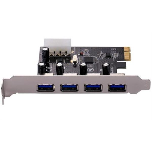 UniQue PCI-e x1 to 4x USB 3.0 Ports Card
