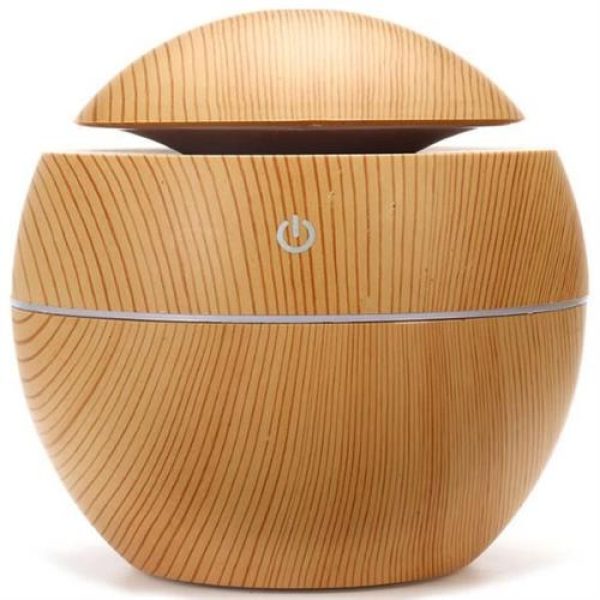 Casey Ultrasonic Aroma Mini Portable Humidifier Light Wood