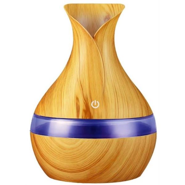 Casey Ultrasonic Aroma Portable Humidifier Light Wood Grain