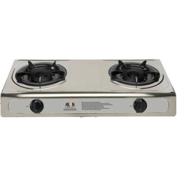 Alva Stainless Steel 2 Plate Gas Stove