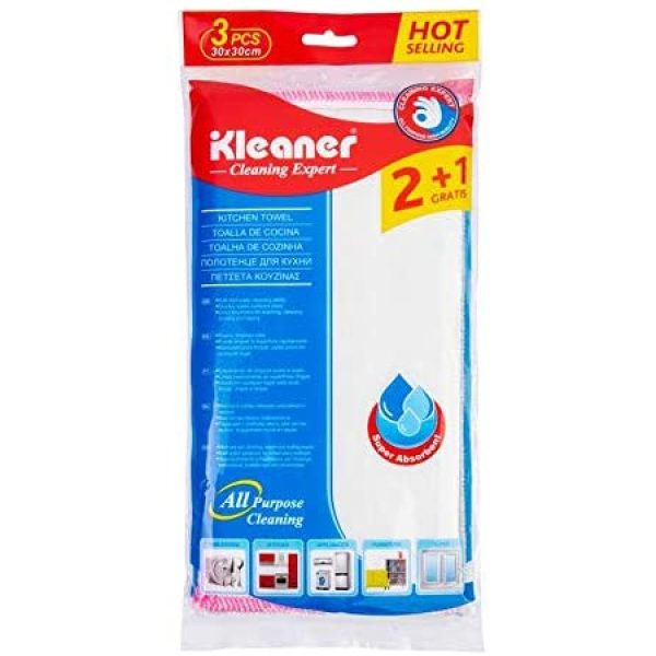Kleaner Multi Purpose 4 Layer Fiber Kitchen clearning Towel