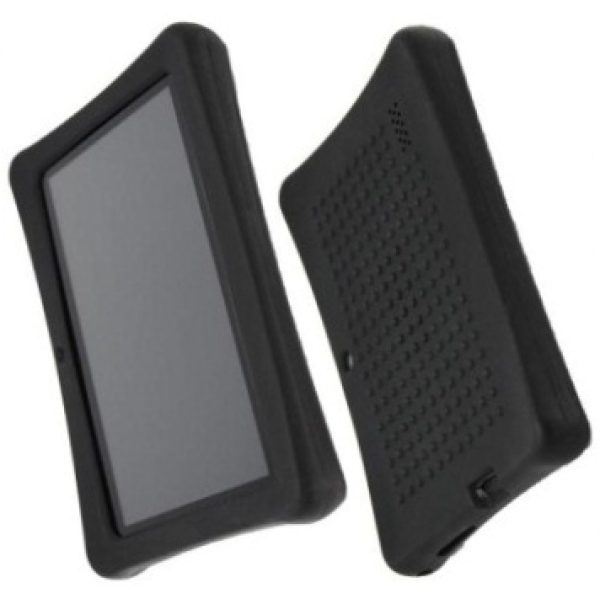 Geeko Black Velocity Tablet Rubber Cover-Desgined