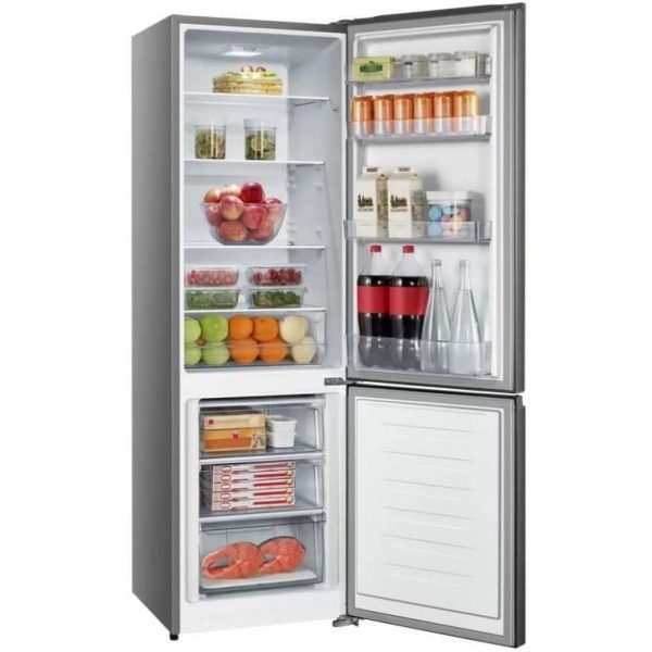 Hisense 264L Titanium Inox Combi Fridge