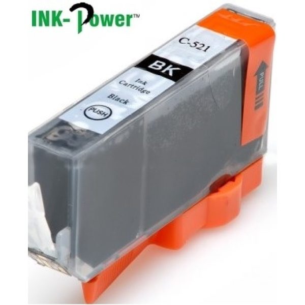 InkPower Generic Canon Ink C521BK for use with PIXMA iP3600