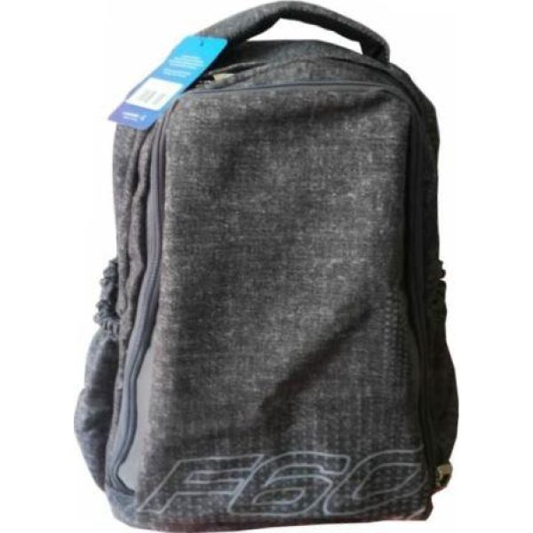 Macaroni Black and Grey Laureate Student Backpack
