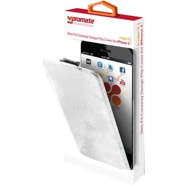 Promate Indent iPhone 5 Slim-Fit Cutaway Design Flip Cover